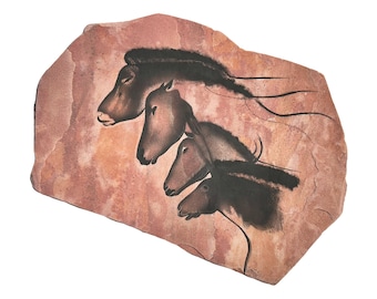 ショーヴェ洞窟壁画「吊り石に描かれたヒョウ」 - Etsy 日本