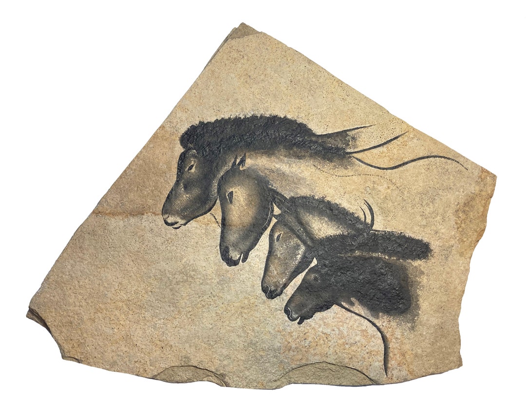 ショーヴェの馬の洞窟壁画（吊り石） - Etsy 日本