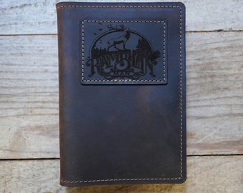 Field Notebook Cover - Genuine Oil Tanned Leather - Hand Made in the Appalachian Mountains- Built to last - Notepad included