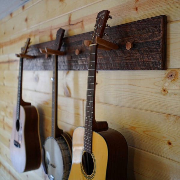 Instrument Hanger - Holds Guitars - Banjos - Mandolins - Fiddles & More