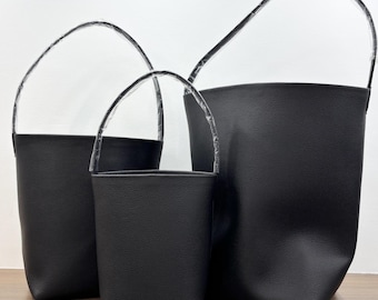 Leather Bucket Bag Minimalist Shoulder Bag Luxury Handmade Purse Trendy Hobo Bag Women Gift Everyday Leather Tote Premium Quality