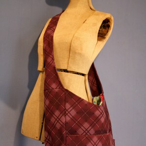 Anna Lyle - Large Wool Mail Bag/Travel Bag/Diaper Bag image 2