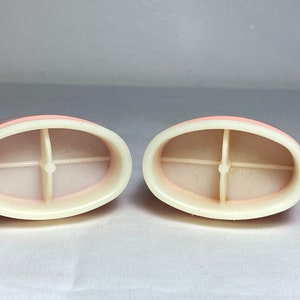 Vintage 1950's Pink Boonton Melmac Salt & Pepper Shakers Boontonware Made in USA Mid Century Kitchen image 7