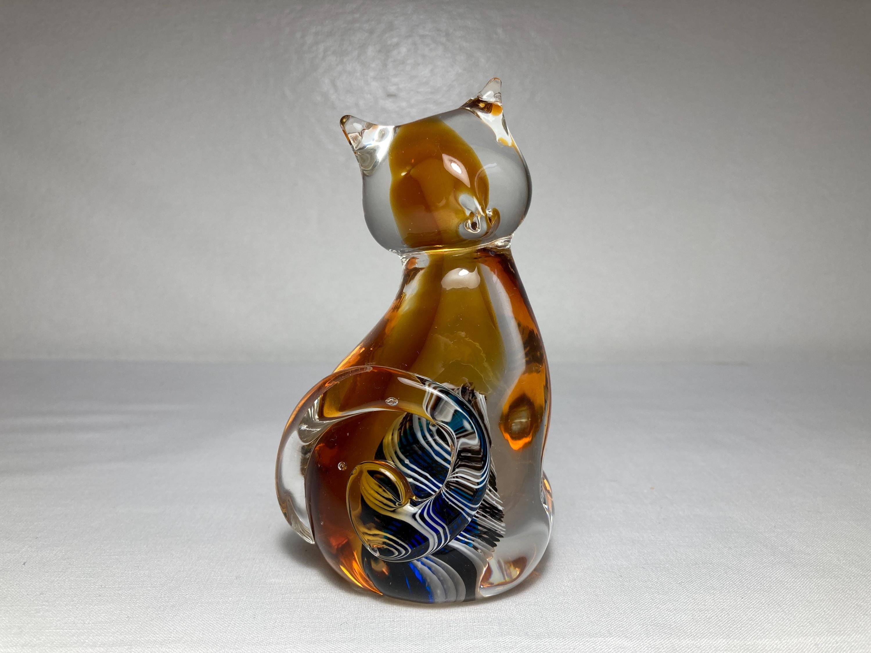 Murano Glass Cats - Etsy