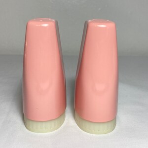 Vintage 1950's Pink Boonton Melmac Salt & Pepper Shakers Boontonware Made in USA Mid Century Kitchen image 6