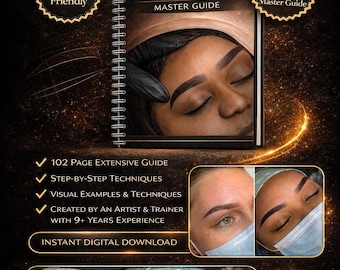 PMU Ombré Powder Brows Cursus | Beginner tot gevorderd Trainingshandleiding | Digitale PDF Download | PMU & Business tips