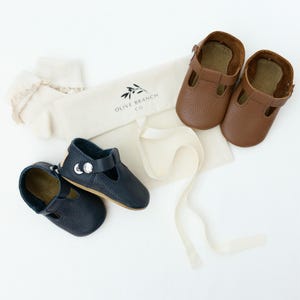 Soft Sole Barefoot Baby and Toddler Shoe - 100% Leather