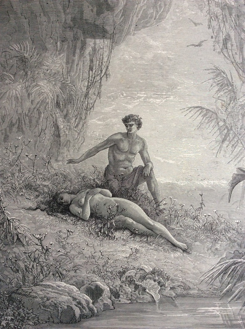 Картина адам и ева потерянный рай