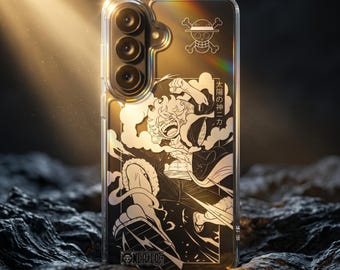 Anime Line Art | Clear Case | iPhone & Samsung | Fits 13-17 Pro Max Air, S20 21 22 23 24 25 26 Plus Ultra | Gifts for Anime Lovers