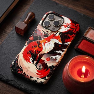 Anime Red Fox Art Case | iPhone 13 14 15 16 17 Pro Max | Samsung Galaxy S20 S21 S22 S23 S24 S25 S26 Plus Ultra | Google Pixel 6 7 8 9