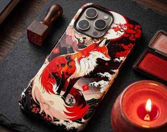 Anime Red Fox Art Case | iPhone 13 14 15 16 17 Pro Max | Samsung Galaxy S20 S21 S22 S23 S24 S25 S26 Plus Ultra | Google Pixel 6 7 8 9