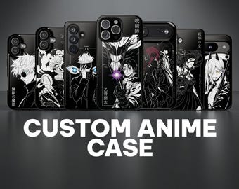 Anime Line Art | Custom Tough Case | iPhone & Samsung and Google Pixel | Fits 13 14 15 16 17 Pro Max Air | S20 21 22 23 24 25 26 Plus Ultra