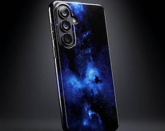 Blue Nebula Space Galaxy Case | iPhone 13 14 15 16 17 Pro Max | Samsung Galaxy S20 S21 S22 S23 S24 S25 S26 Plus Ultra | Google Pixel 6 7 8 9
