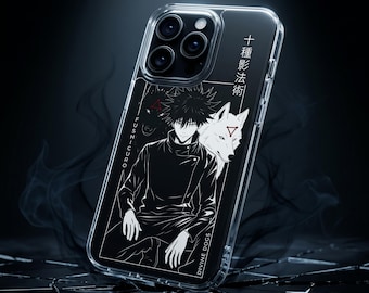 Anime Line Art | Clear Case | iPhone & Samsung | Fits 13 14 15 16 17 Pro Max, S20 21 22 23 24 25 26 Plus Ultra | Gifts for Anime Lovers
