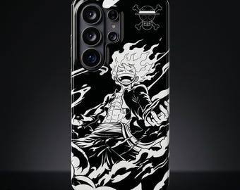 Anime Line Art | Premium Tough Case | iPhone & Samsung | Fits 12 13 14 15 16 17 | Pro Max S20 21 22 23 24 25 26 Plus Ultra And Google Pixel