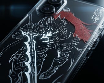 Anime Line Art | Clear Case | iPhone & Samsung | Fits 13 14 15 16 17 Pro Max Air, S20 21 22 23 24 25 26 Plus Ultra | Gifts for Level Up Fans