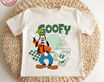 Funny Goofy Shirt, Disneyland Trip Tshirt, Kids Tee,Family Vacation Shirt,1932 Tshirt
