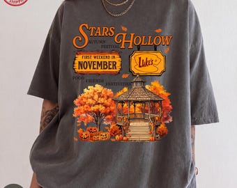 Comfort Colors®Star Hollow Shirt, Where You Lead I Will Follow Shirt, Autumn Movie Series Crewneck,Festival Gift,Connecticut