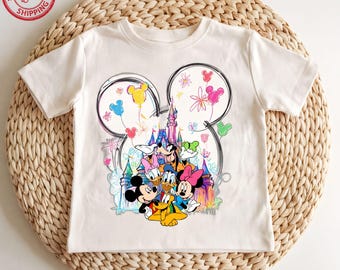 Magical Kingdom Sweatshirt, Fairytale Castle Crewneck, Cute Fantasy Graphic Shirt,Kids Tee,Disneyland Outfit
