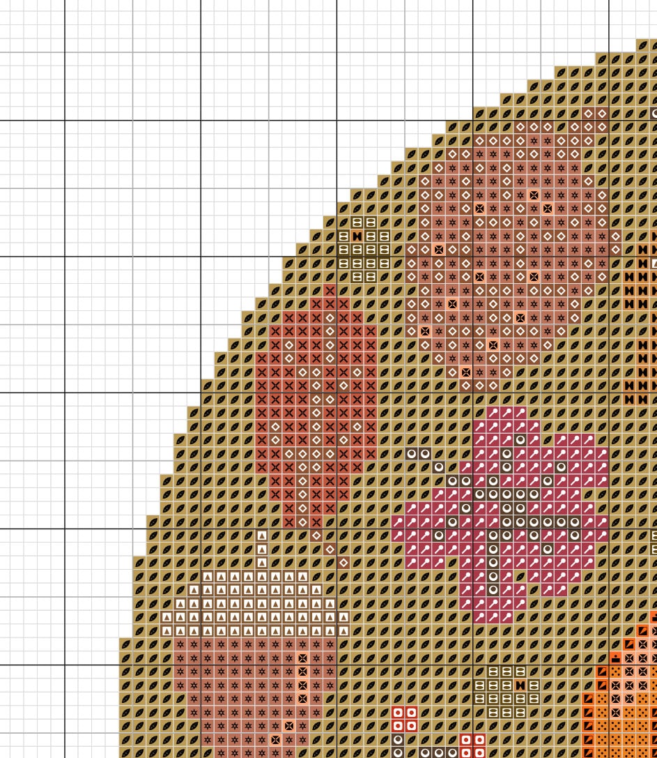 Fall Leaves Cross Stitch Pattern, Autumn Pumpkin (PDF Download) - Etsy