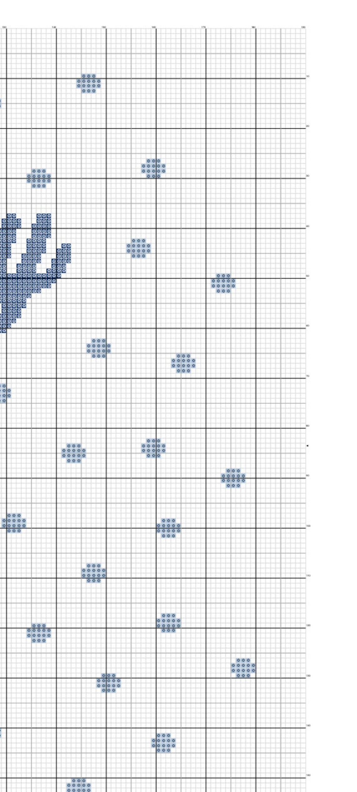 PDF DIGITAL DOWNLOAD january Cross Stitch Pattern Winter Scarf Cross