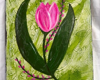 Original acrylic painting on canvas 'Springs Promise' by Matilde Duarte