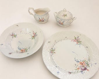 ミカサ ルネッサンス フルーレット - 砂糖、クリーム、チョッププレート、ベジボウル