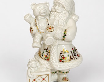 Santa With Bear-May Co Exclusive - No Box China Jewel Santa by Lenox