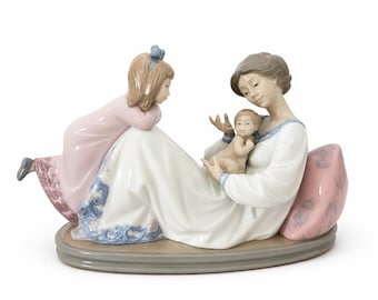 Lladro Latest Addition - Dames en kinderen in doos - Nieuwstaat 1606 GLOSS