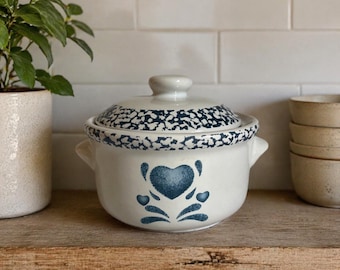 Corelle Blue Heart Individual Casserole - Mint condition - Jay Imports