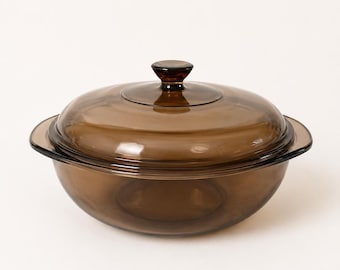 Fireside Pyrex 2 QT Round Covered Casserole With Lid Excellent Condition