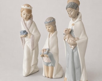 Lladro Children's Nativity Wisemen - Set of Three