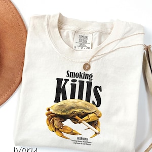 crab cigarette meme This is just normal to a guy like me Crab Smoking - Etsy
