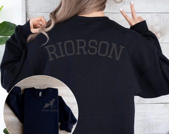 Wingleader Riorson Sweatshirt,Fourth Wing,Iron Flame, Onyx Storm,Shadow Daddy,Xaden,Dragon Rider,Riders Quadrant,Violent Little Thing