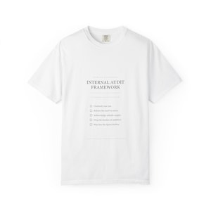 Inner Audit Framework Tee mindfulness burnout recovery T-shirt | conscious self-care
