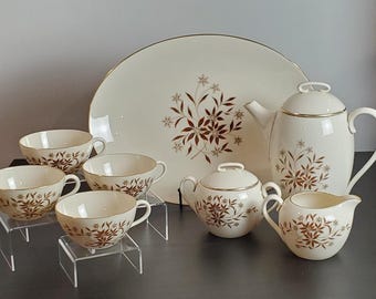 Rare Lenox Starlight Mid-Century Modern Tea Service