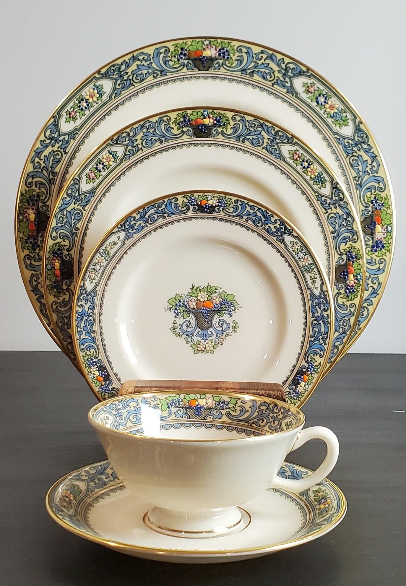 Lenox Autumn USA 金縁 サラダ皿21cm 4枚 美品 Lenox Autumn Dinnerware - Etsy