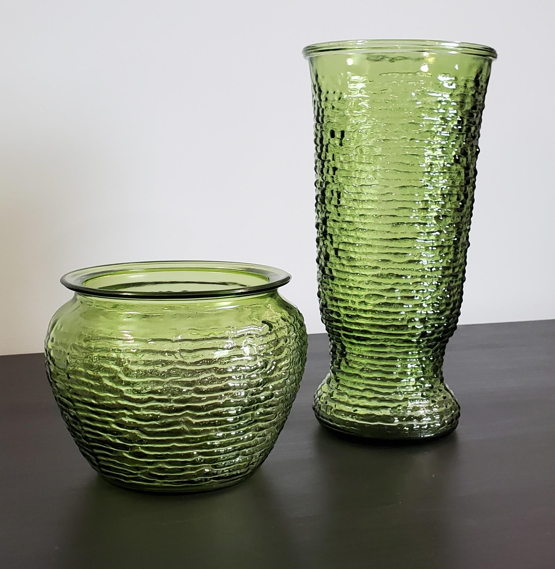 Vintage green vase - Etsy 日本