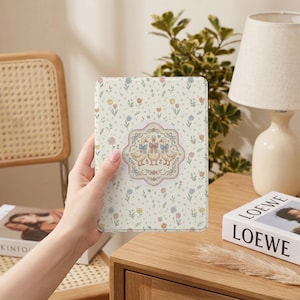 Vintage Goose Duck Kindle PapeWhite Case, Floral Kobo Libra Case Cover with strap, Kindle 6” 2024, Paperwhite 12th 7", E-Reader Case