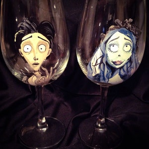 Corpse Bride wine glasses set of 2 image 4