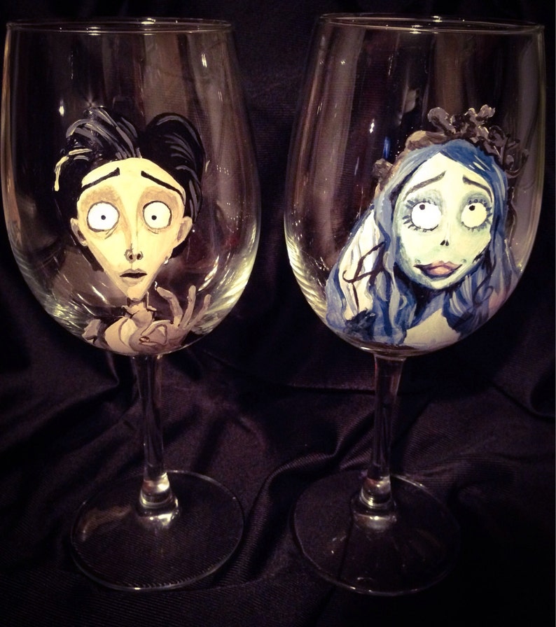 Corpse Bride wine glasses set of 2 image 4