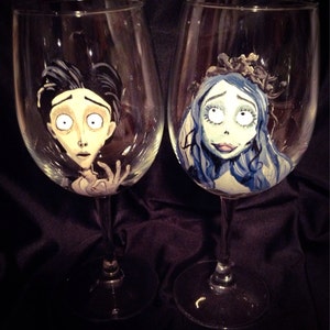 Corpse Bride wine glasses set of 2 image 3