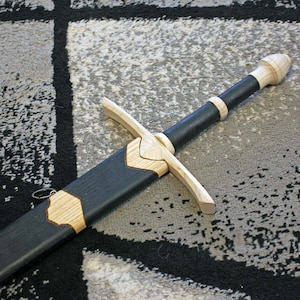 Espada Strider Ranger de Aragorn, inspirada en ESDLA, réplica de madera de El Señor de los Anillos, accesorio para disfraz de cosplay, regalo para él