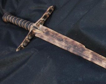 Wooden Sword, Inspired by Nazgul Ringwraith Sword from LOTR