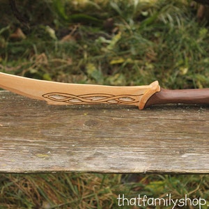 Tauriel's Blades Wood Replica Dagger Knives Sword LOTR Hobbit image 5