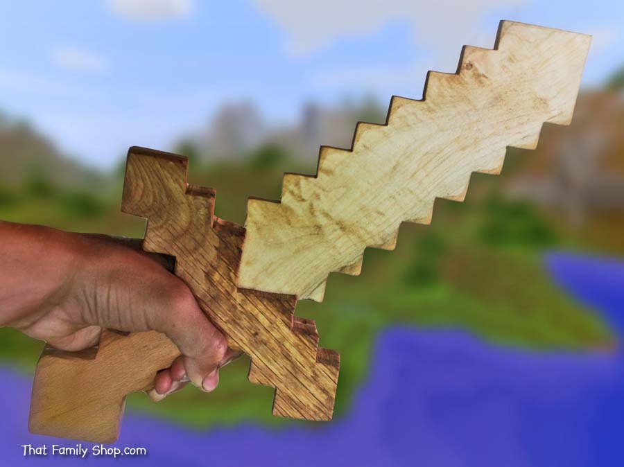 Minecraft Sword - Cube Game Replica