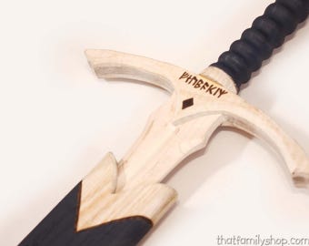 Wood Elven Sword, Replica Glamdring, Wizard's Longsword Inspired by Gandalf's Lord of the