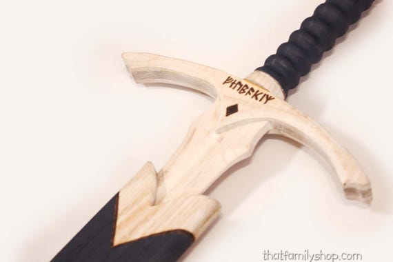 Wood Elven Sword, Replica Glamdring, Wizard's Longsword Inspired by Gandalf's Lord of the
