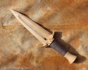 Boromir's Dagger Wooden Lord of the Rings Replica Prop Movie Costume Knife Sword LOTR