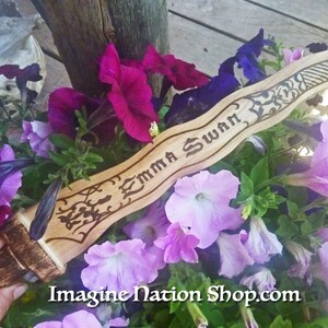 Wooden Emma Swan Dagger, Once Upon Time Replica, Rumpelstiltskin, Costume Accessory Prop for Cosplay image 5